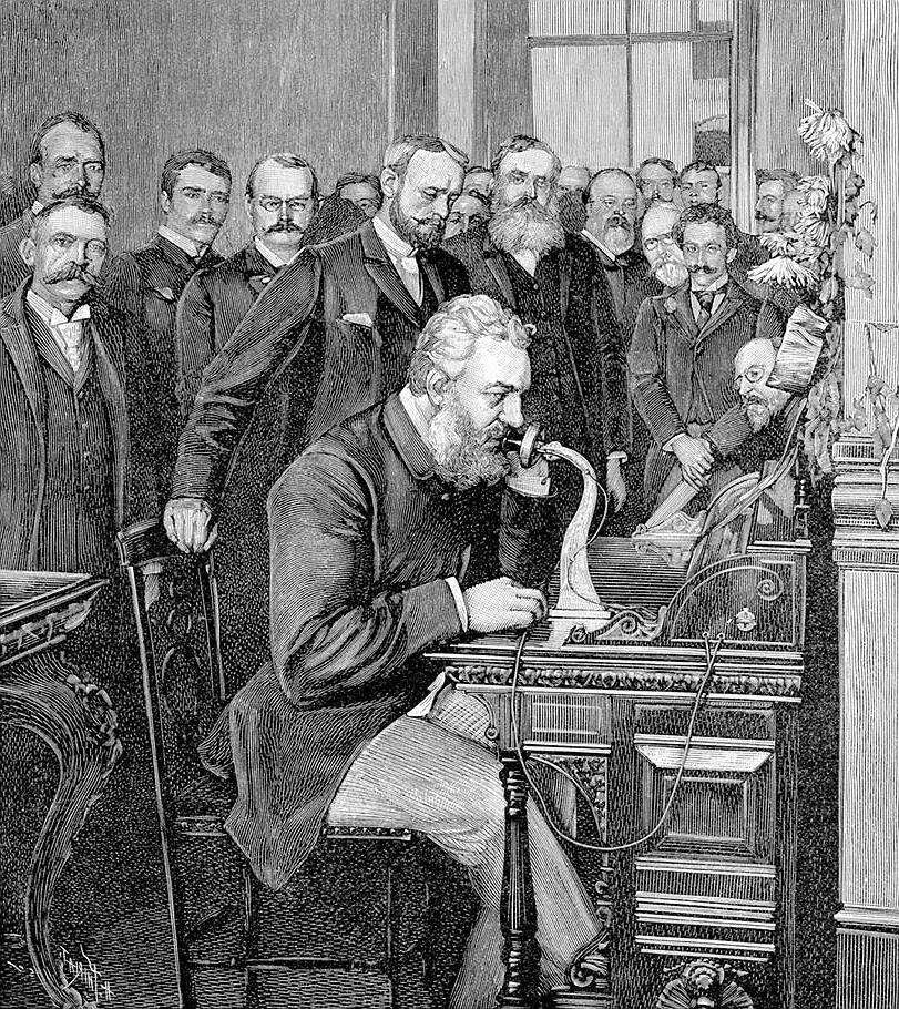 7 марта 1876 г. - Александр Белл запатентовал телефон