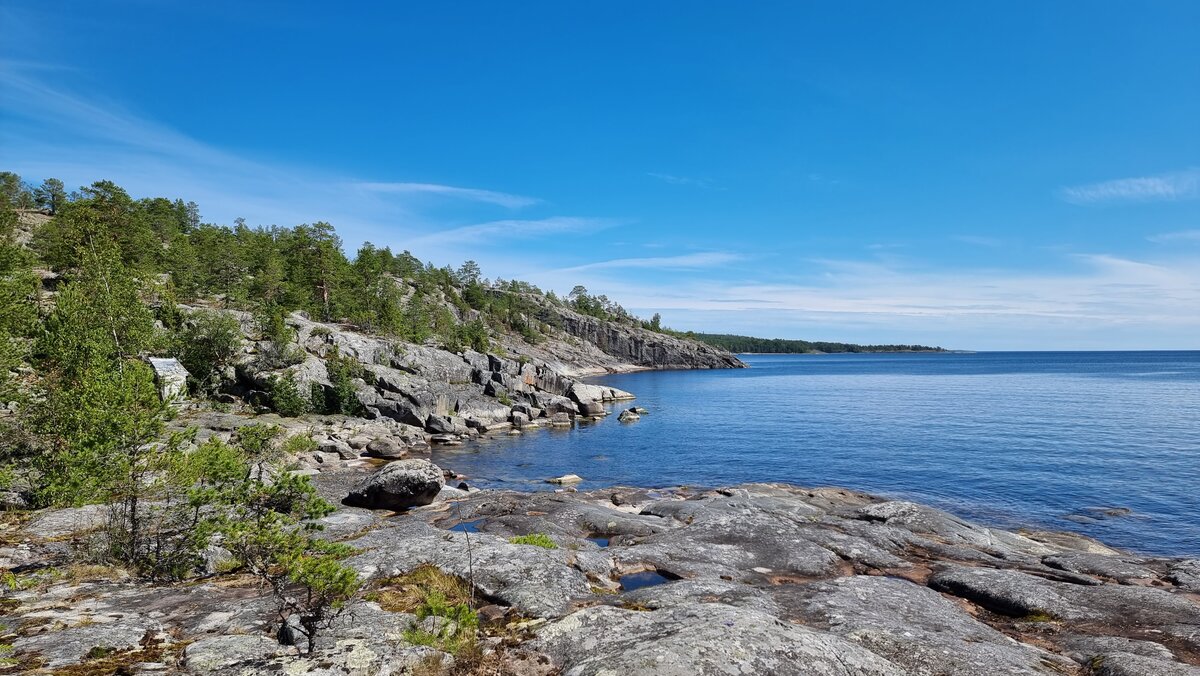 Лето на Ладоге может быть очень теплым