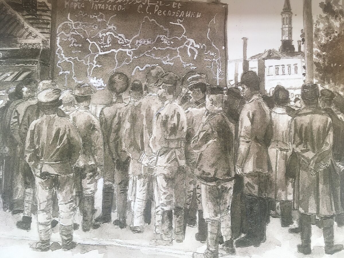 К 100-летию ТАССР. Рисунок Козловой Мелании. Фото: мое
