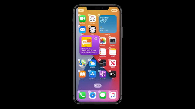 Виджеты iOS 14
