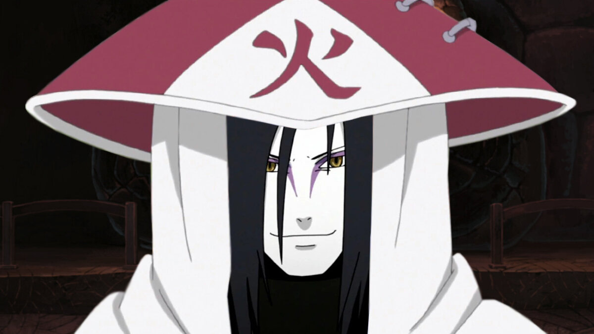 Орочимару в роли Хокаге