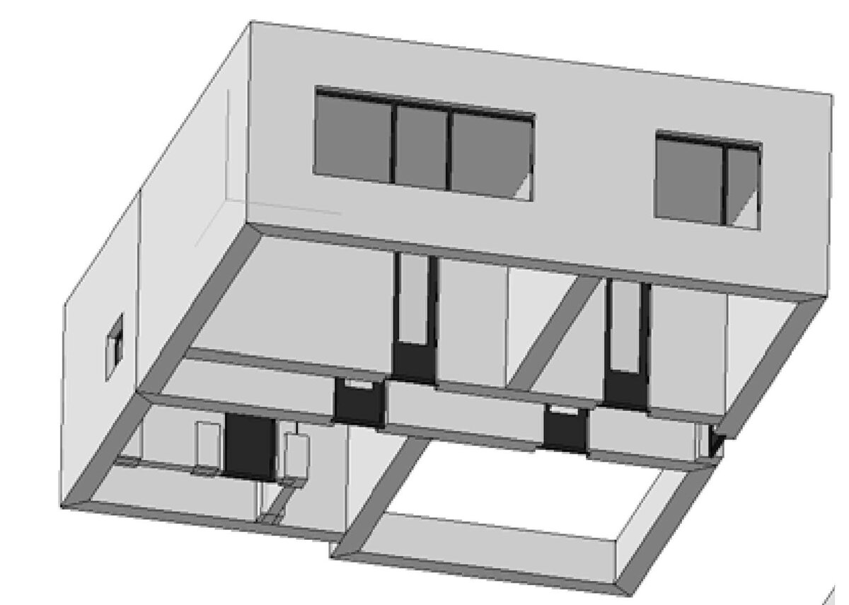 3D модель дома