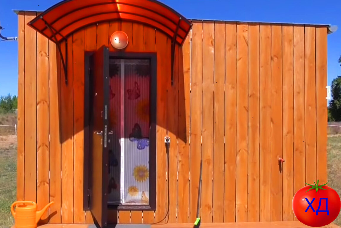 Вид домика снаружи