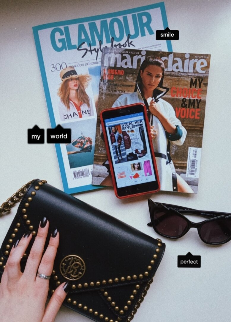 Мои страсти - на одном фото: что черный цвет, что сумки, что глянец, что диджитал :)