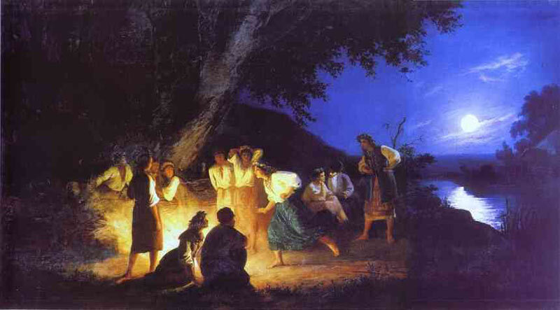 Ночь на Ивана Купалу. Г. Семирадский. Источник: wikipedia.org