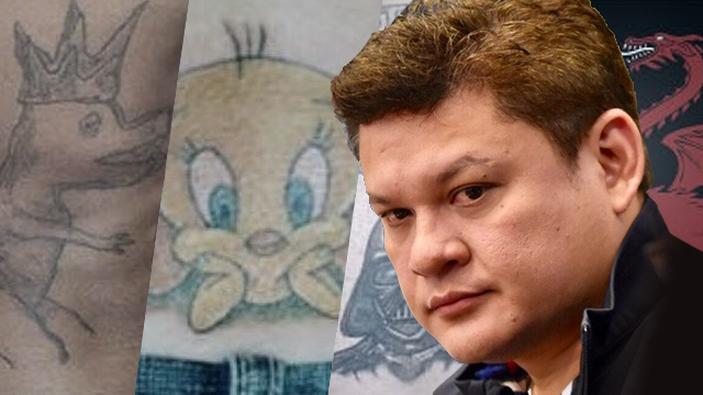 Паоло Дутерте и его рисунки на коже