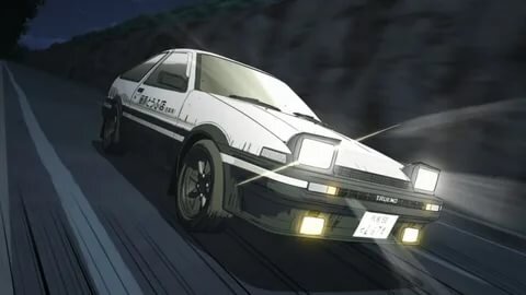 Кадр из Initial D