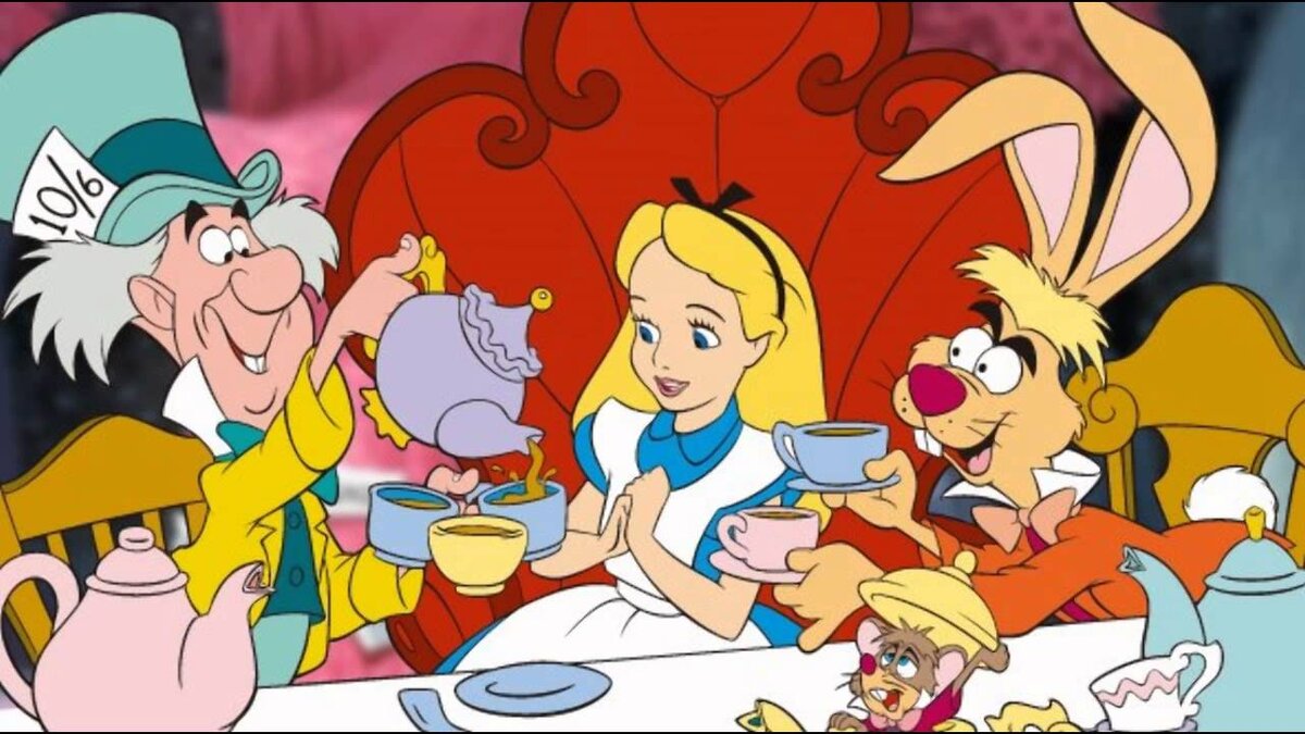 Кадр из м/ф "Алиса в Стране Чудес", студия Дисней