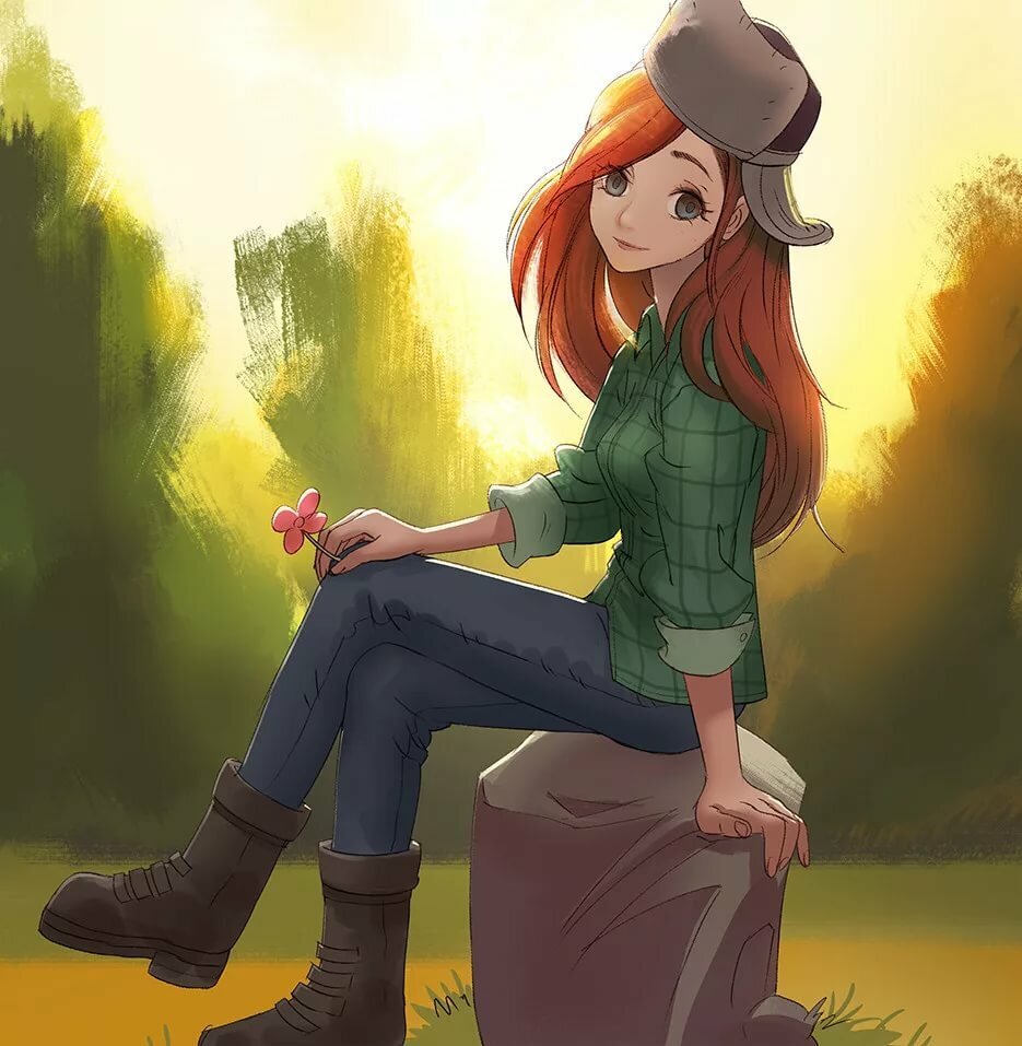 Красивый цветочек.