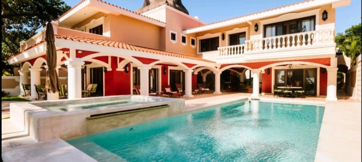 Вилла Hacienda Calipso, город Пуэрто Авентурас, в часе езды от аэропорта Канкун