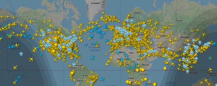 фото с сайта flightradar24.com 