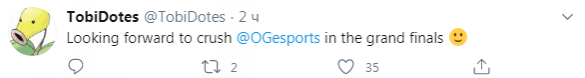 Готовимся раздавить OG в гранд-финале :)