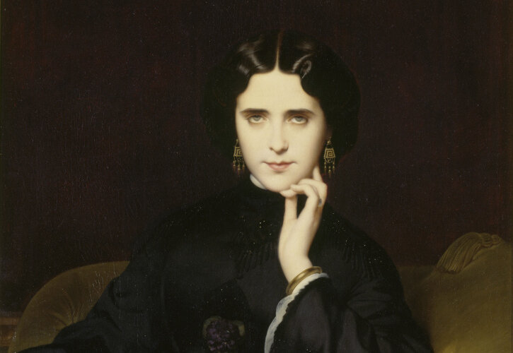 Амори-Дюваль. Портрет Жанны де Турбе, будущей графини де Луан, 1862, музей Орсе