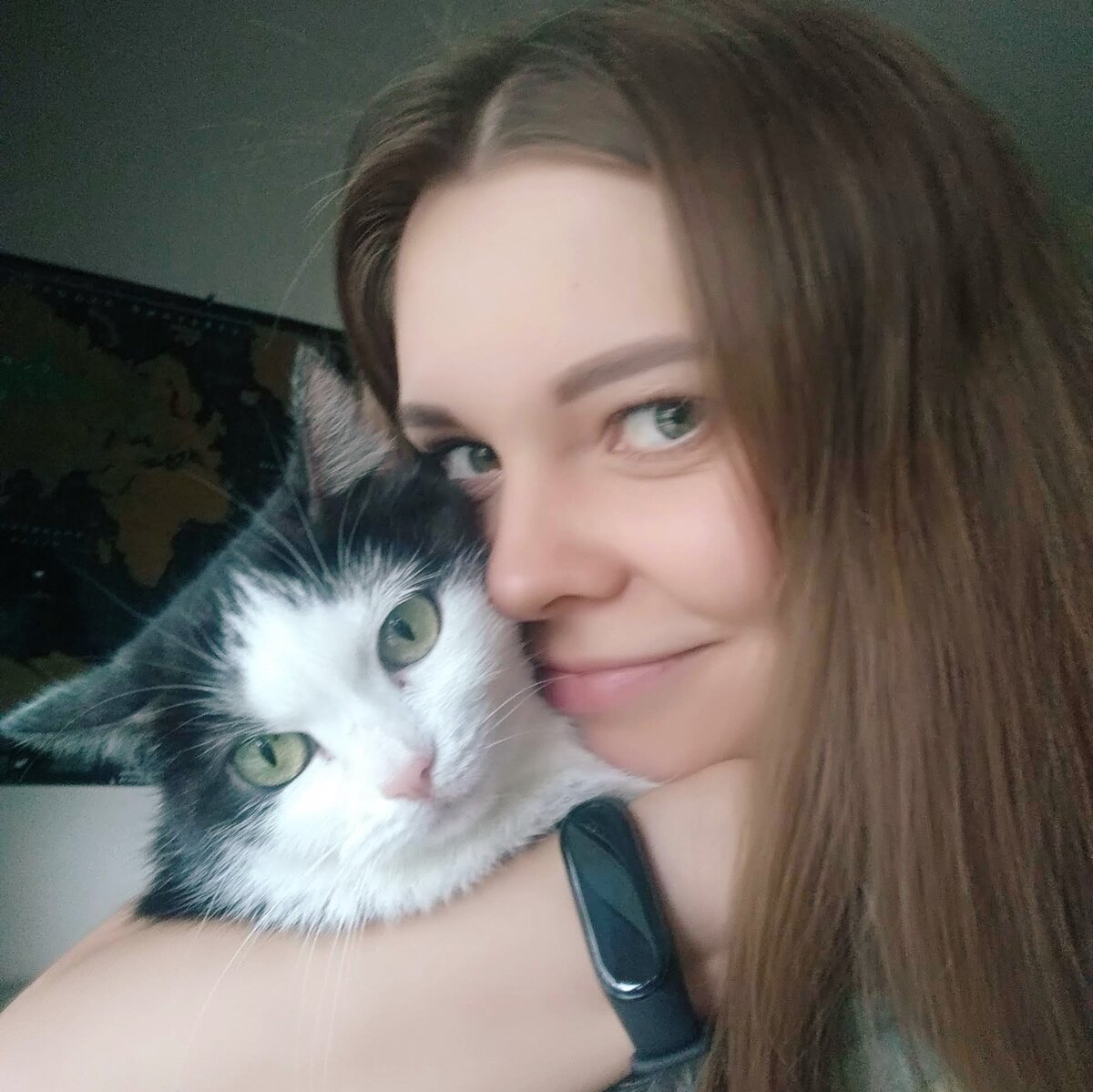 Мы с Фимой в день, когда я впервые надела браслет❤️