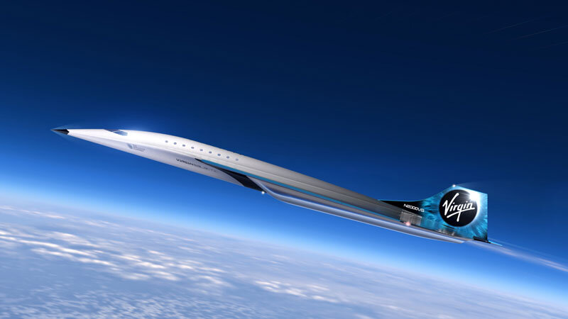 Virgin Galactic показывает футуристический самолет Mach 3