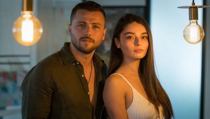 Толга Сарыташ и Айча Айшин Туран для сериала "Глюк" фото из открытых источников
