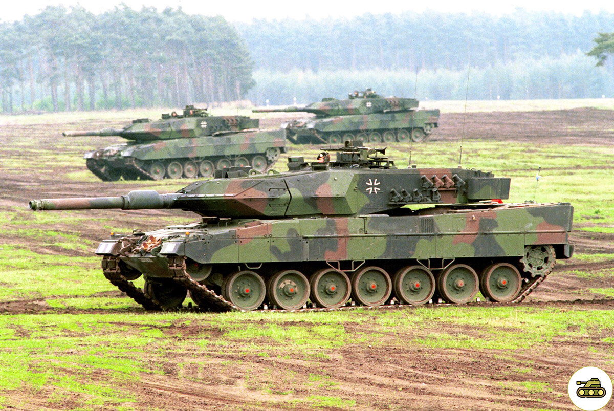 Немецкий танк Leopard 2A4.