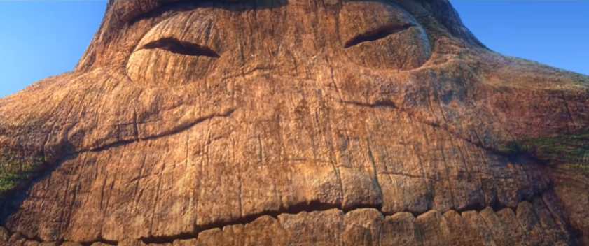 кадр сделан из короткометражки лава