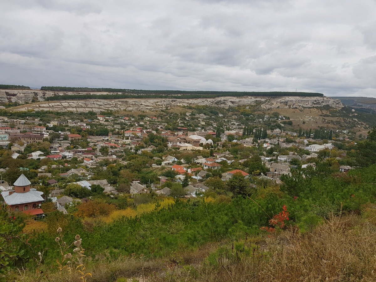 Вид на старый город.