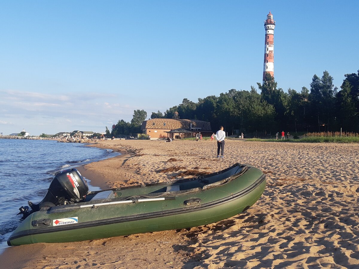 Осиновецкий Маяк на Ладожском озере