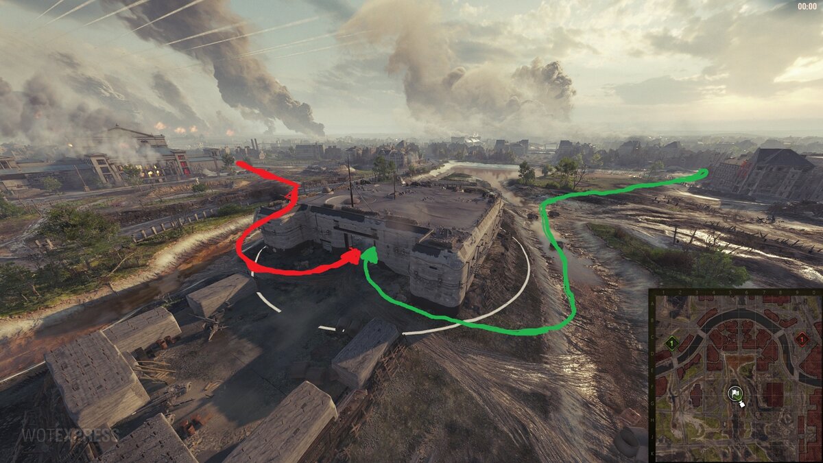 заезд в бункер на Берлине