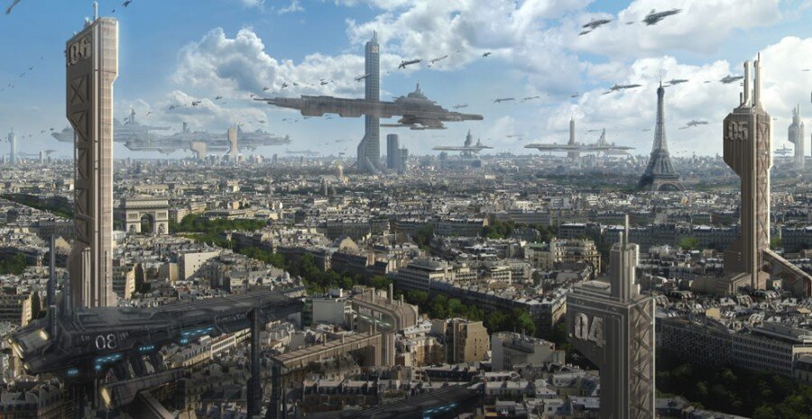 Город будущего.