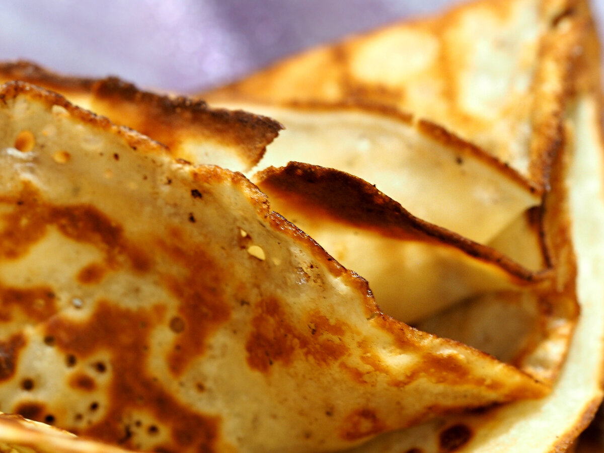 Блины с комочками