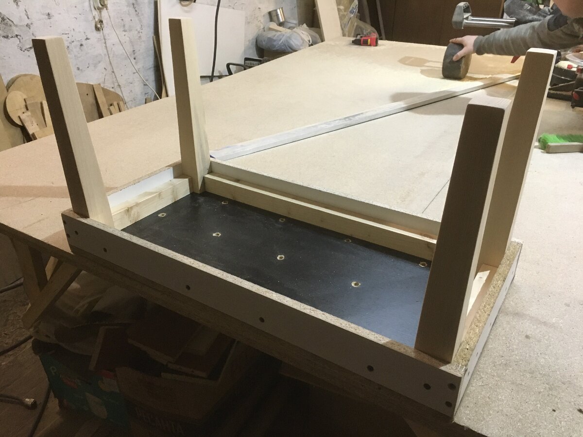 каркас банкетки 80*40 см