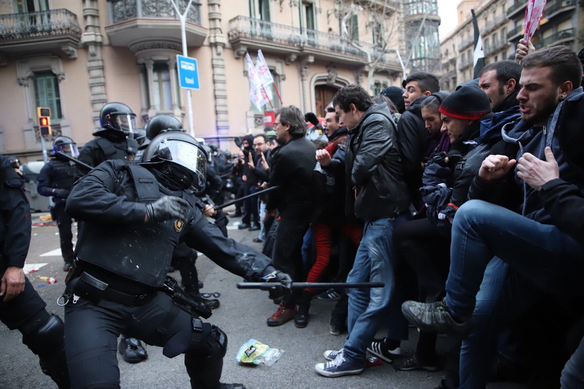 Протесты в Каталонии