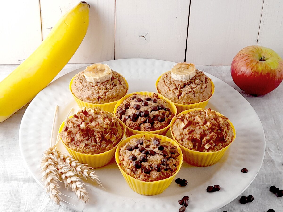 капкейки из овсянки 