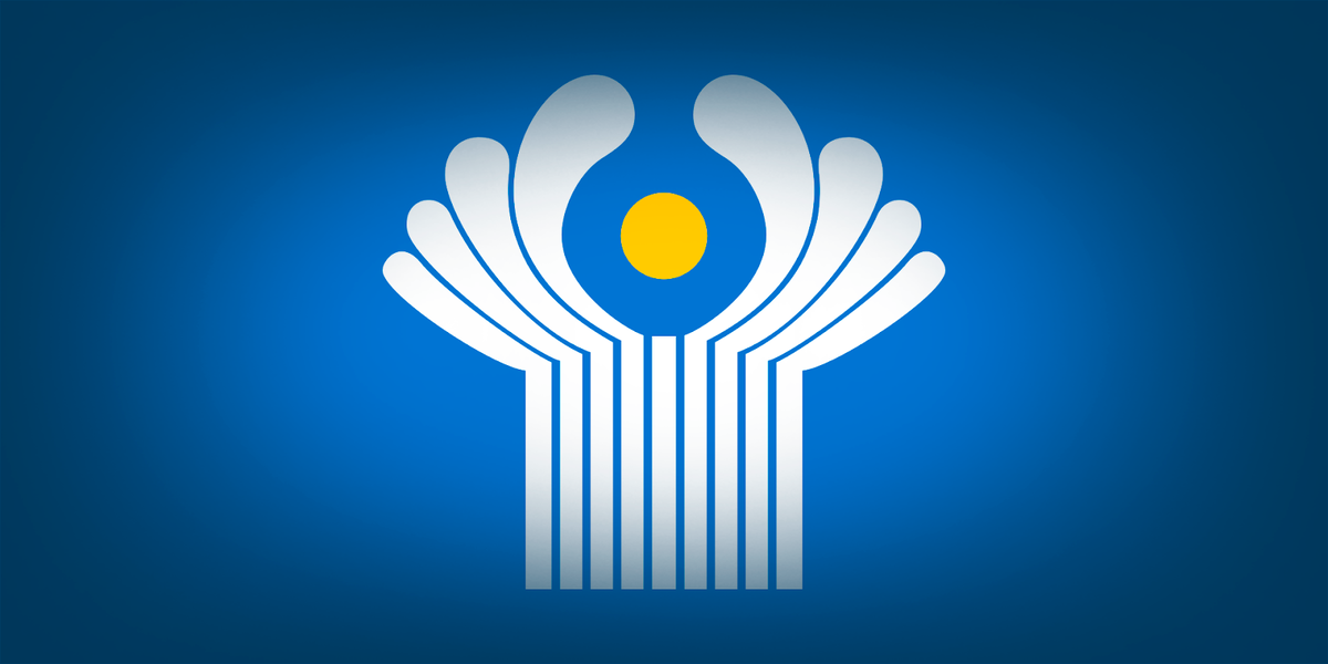 флаг СНГ (Содружество Независимых Государств) 