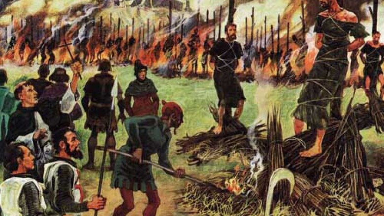 Типичная картина суда над еретиками