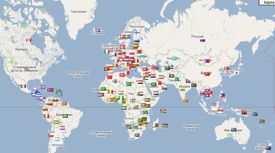 Карта мира где можно двигать страны