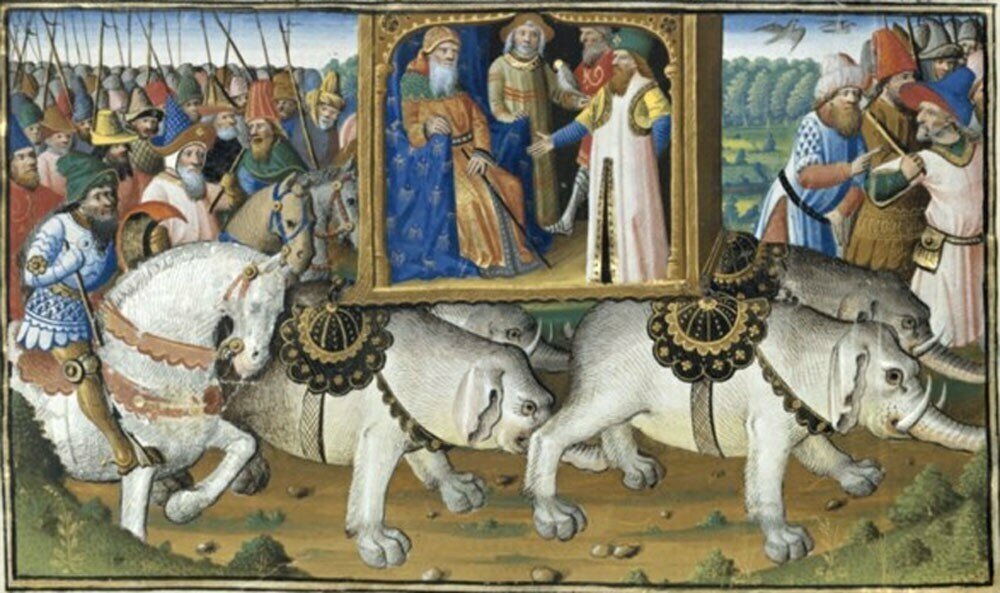 иллюстрация Марко Поло - тартарское войско (а где же привычные нам монголоиды?)