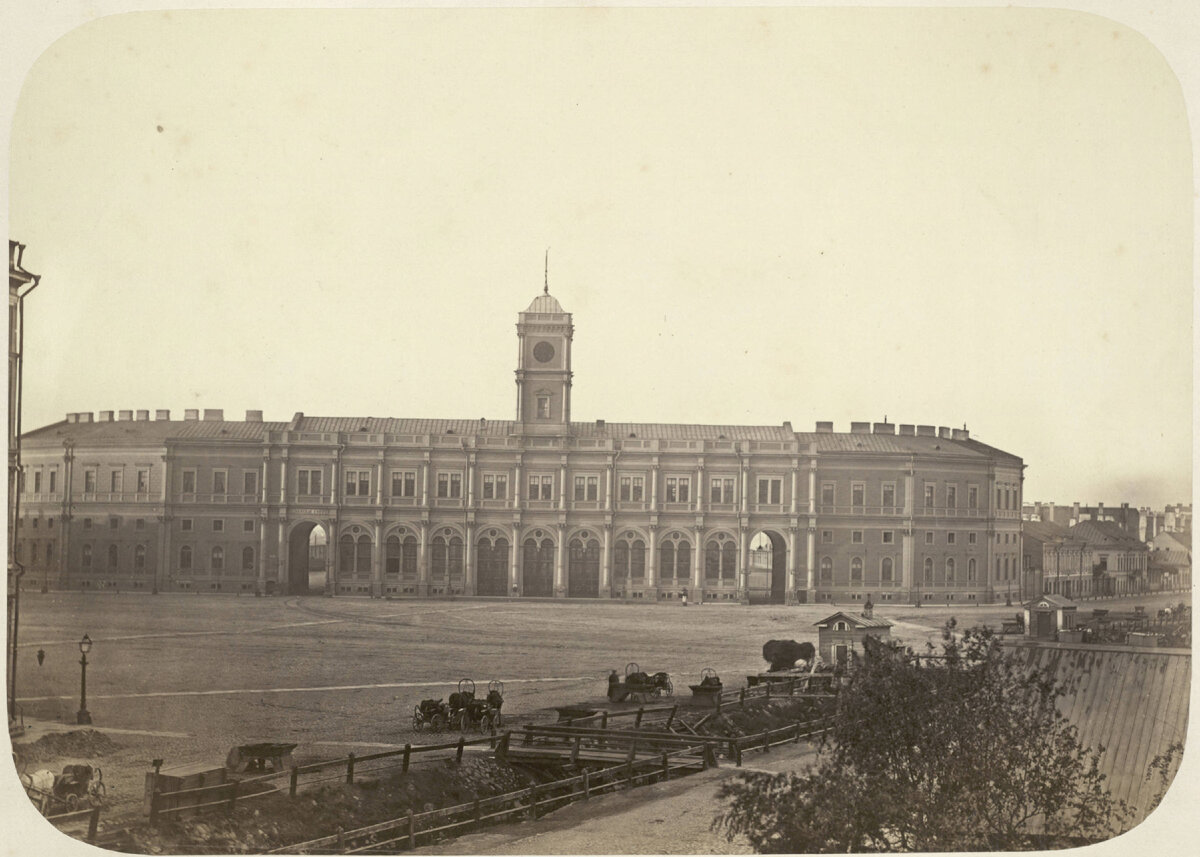 Московский (бывший Николаевский) вокзал. 1864 год.