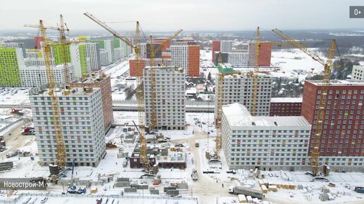 ЖК «Бунинские луга» в Новой Москве - аэросъемка