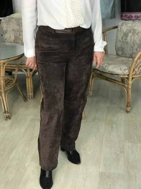 Переделка кожаных брюк. Ателье Ирины Берзиной.