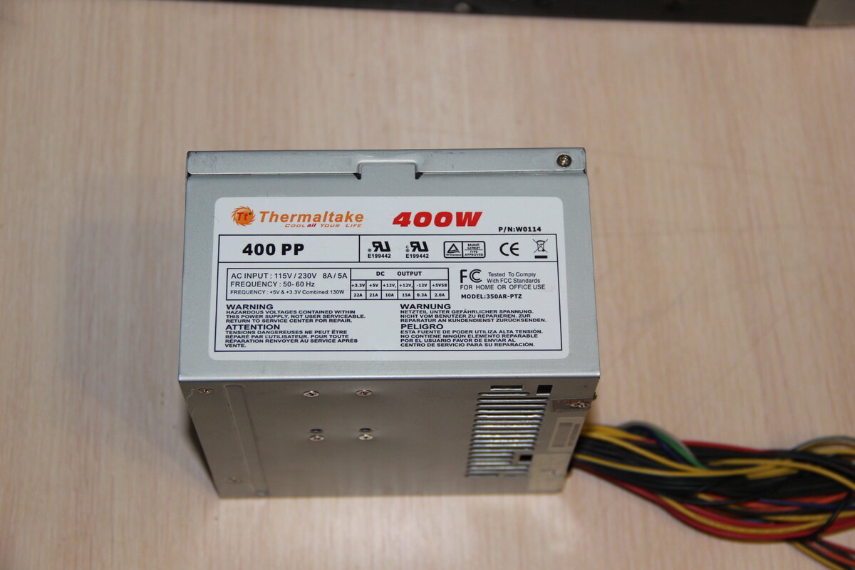 Блок питания thermaltake 430w xp550pp схема