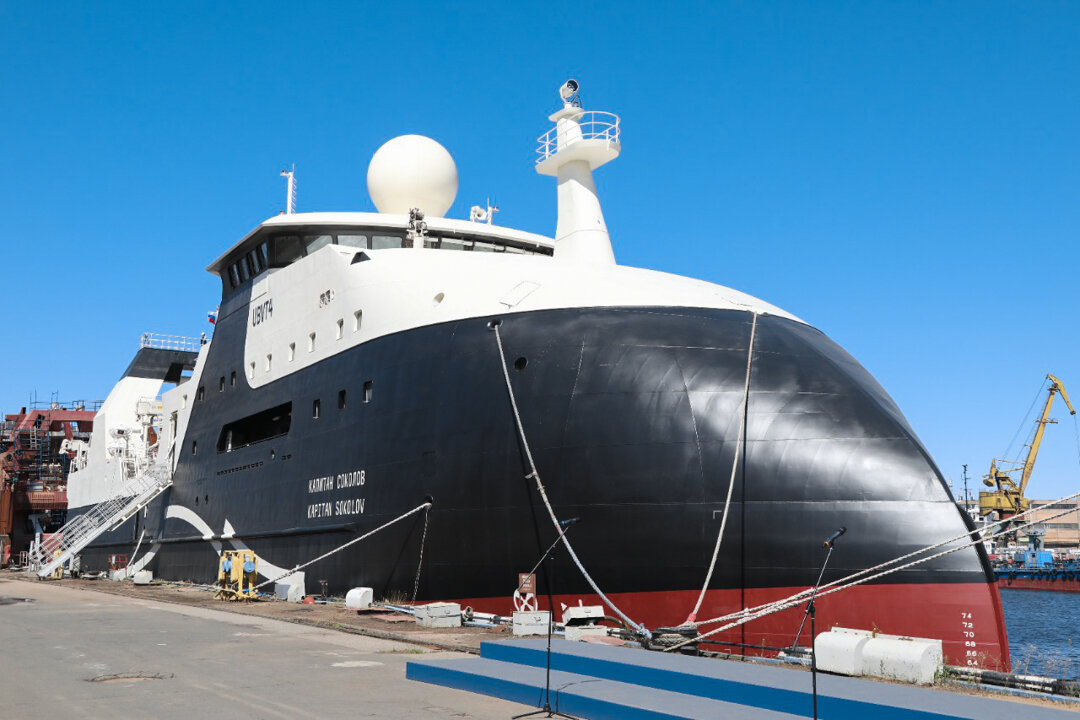 Строящийся траулер "Капитан Соколов" / Фото: "Северная верфь"
