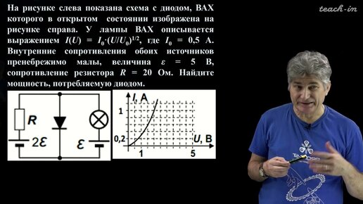 Парфенов К.В. - Олимпиадная физика для 10-го класса - 42. Расчёт нелинейных цепей постоянного тока