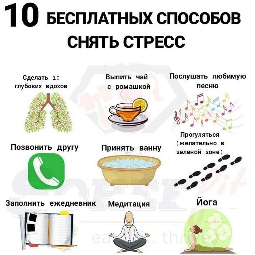 Как быстро снять стресс