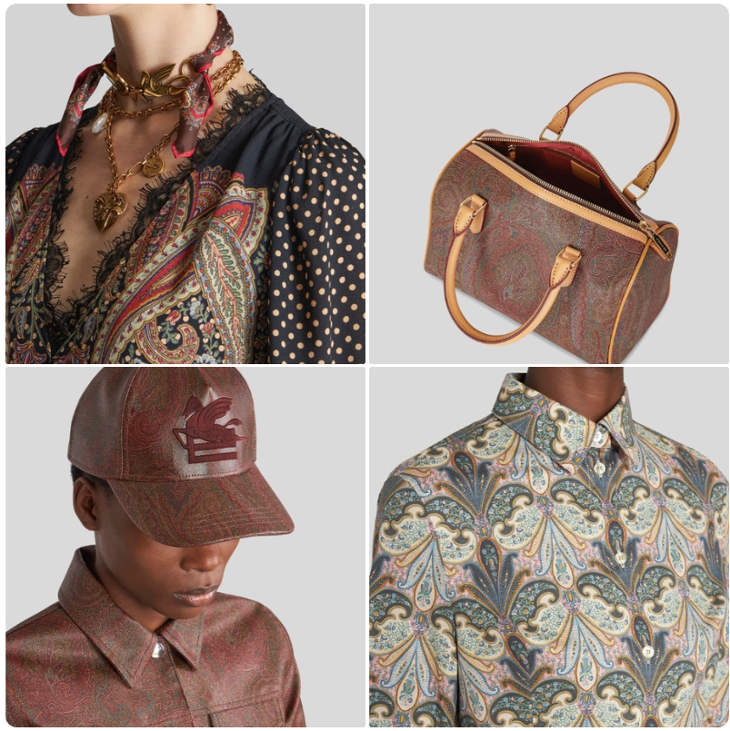 Новая коллекция Etro с фирменными пейсли