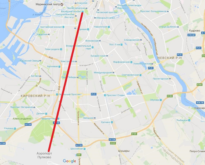 Скриншот: maps.google.com