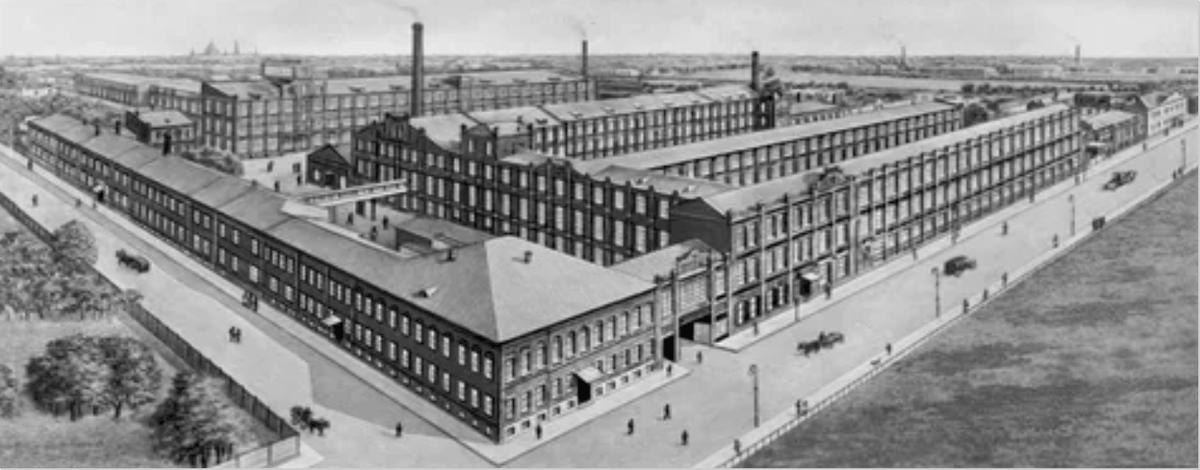 Здание фабрики Брокара в Москве.