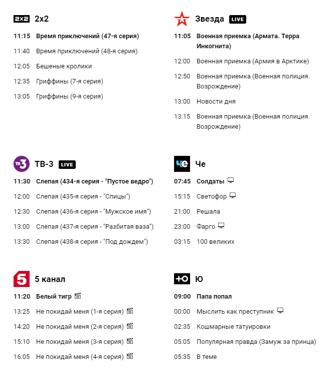 Программа телепередач на 25 февраля 2024 года