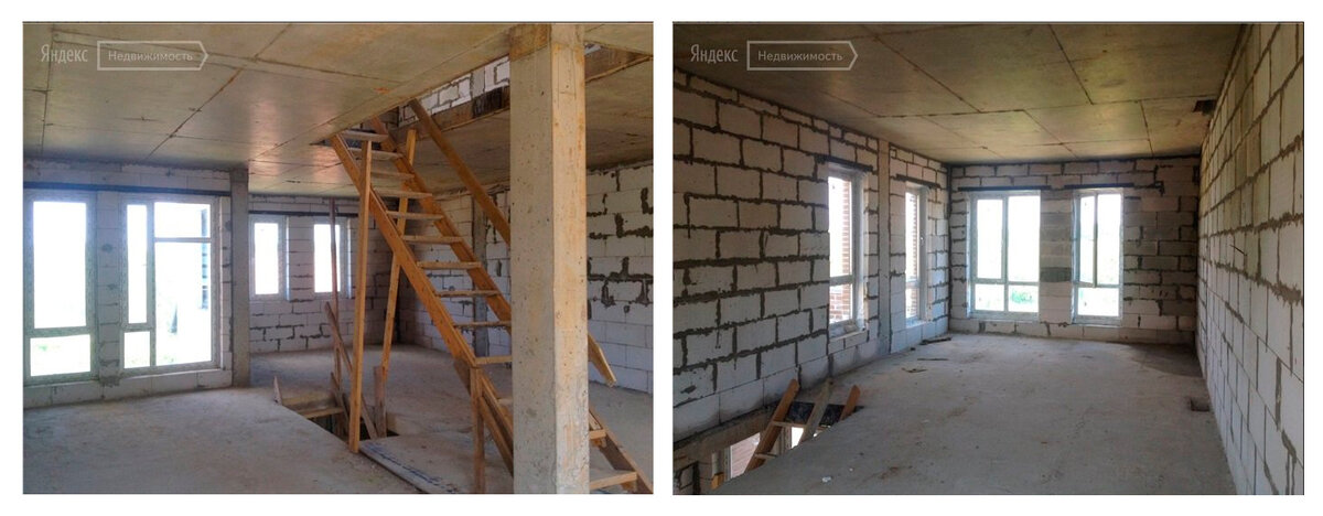 Одно из объявлений "готового" дома, под отделку