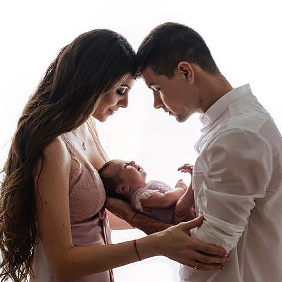 Ольга Дмитренко, Дмитрий Дмитренко и их дочь Василиса Дмитренко