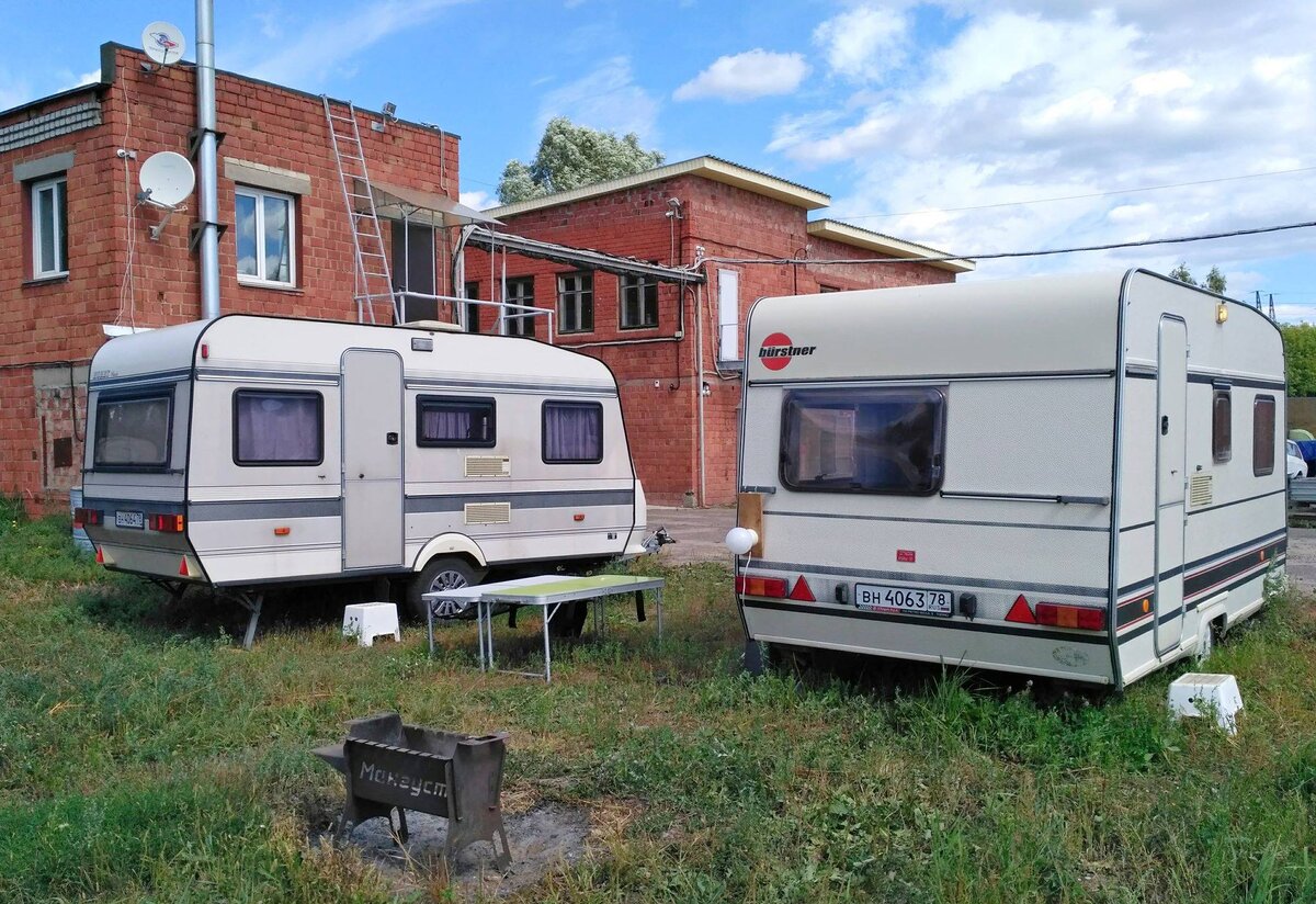 Караваны из Санкт-Петербурга в кемпинге "Круглый год"