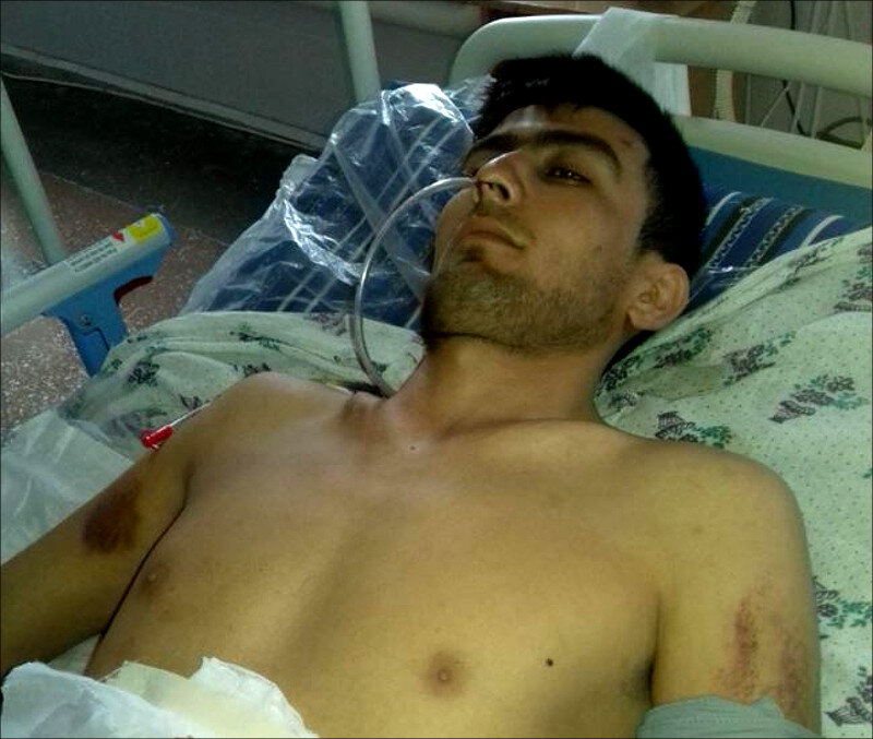 Закир Юлдашев на больничной кровати. Фото Ozodlik.Org