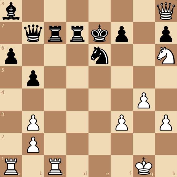 Задача по шахматам. Мат в 1 ход.